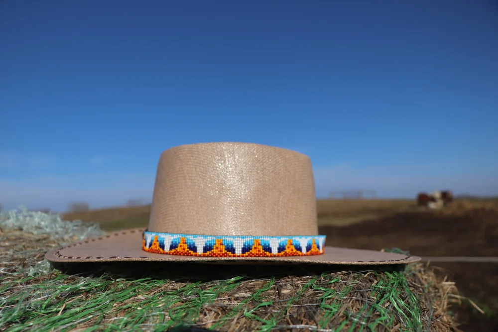 Steer Skull Hat Band — Yonder Horse
